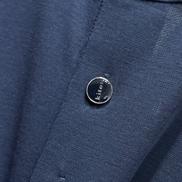 Kiton Navy Blue Contrast Polo Shirt - Picture 5 of 9